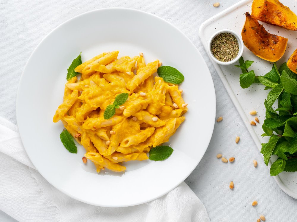 Salted Egg Yolk Pasta