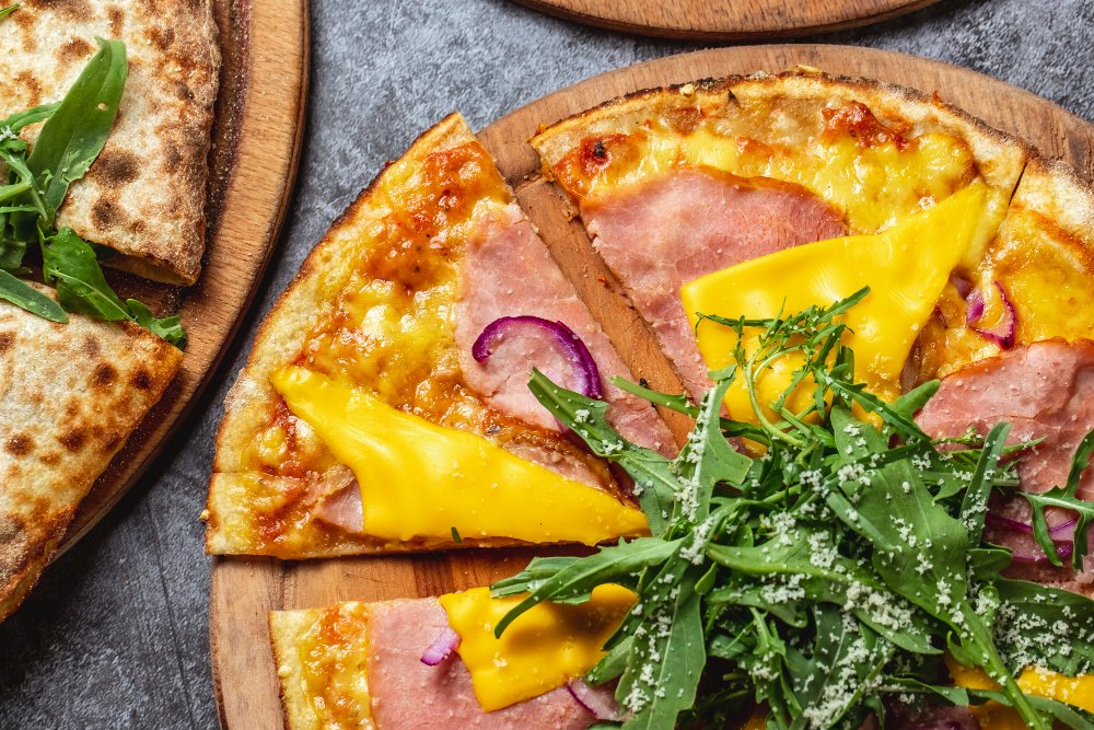 Salted Egg Yolk Pizza