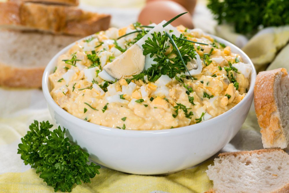 Salted Egg Chicken Salad